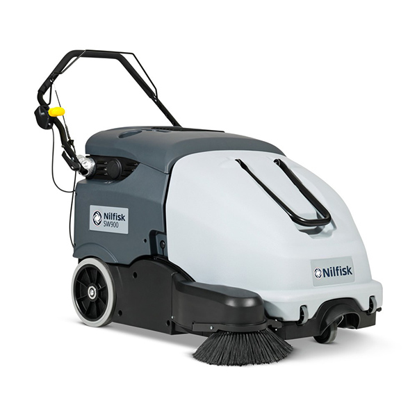 Nilfisk SW 900B Battery Powered walk behind Sweeper.