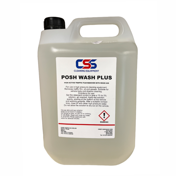 Posh Wash Plus 5lt, 25lt, 200lt  1000lt