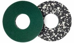 2 x 225mm Melamine Floor Cleaning Pads