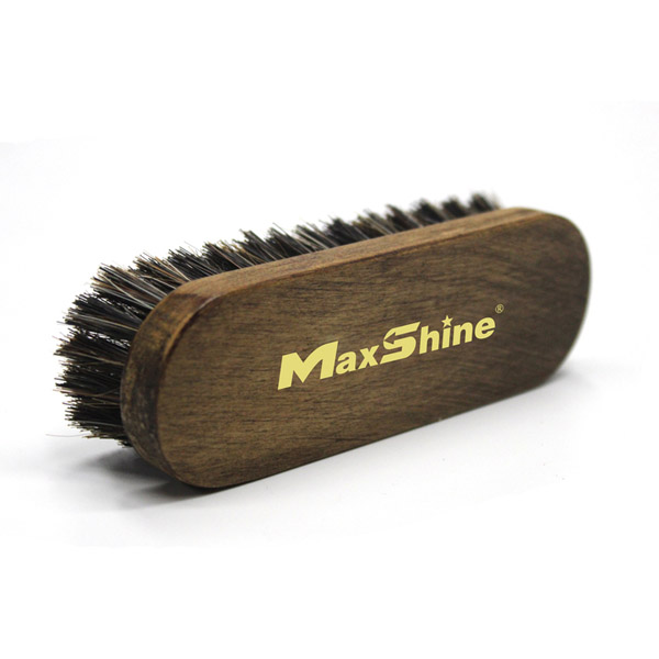 Maxshine Horsehair Brush for Leather Seats and Upholstery