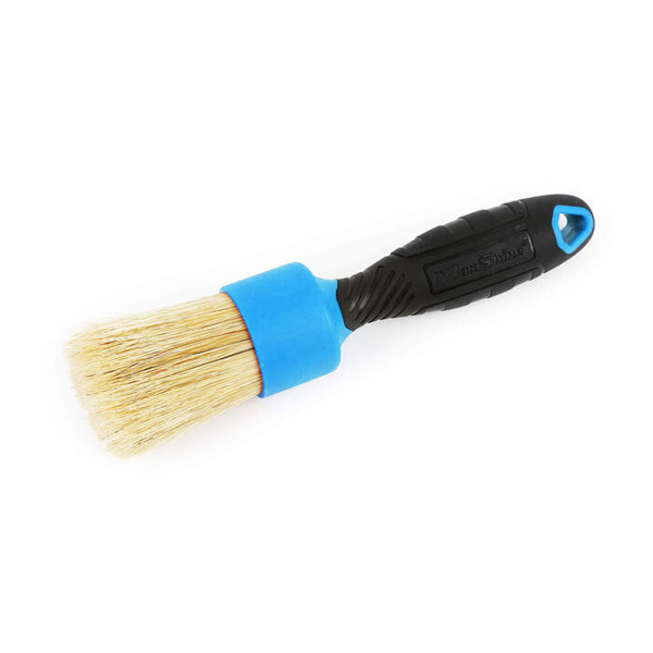Maxshine Natural Boar’s Hair Detailing Stubby Brush - Blue