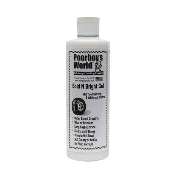 Poorboy's World Bold 'N Bright Tyre Gel 16oz 473ml