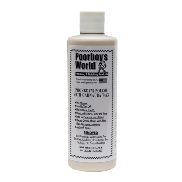 Poorboy's World Polish with Carnauba 16oz 473ml