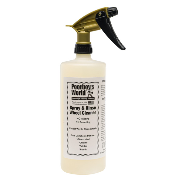 Poorboy's World Spray and Rinse Wheel Cleaner 32oz 946ml