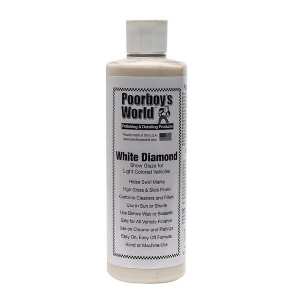 Poorboy's World White Diamond Show Glaze 16oz 473ml