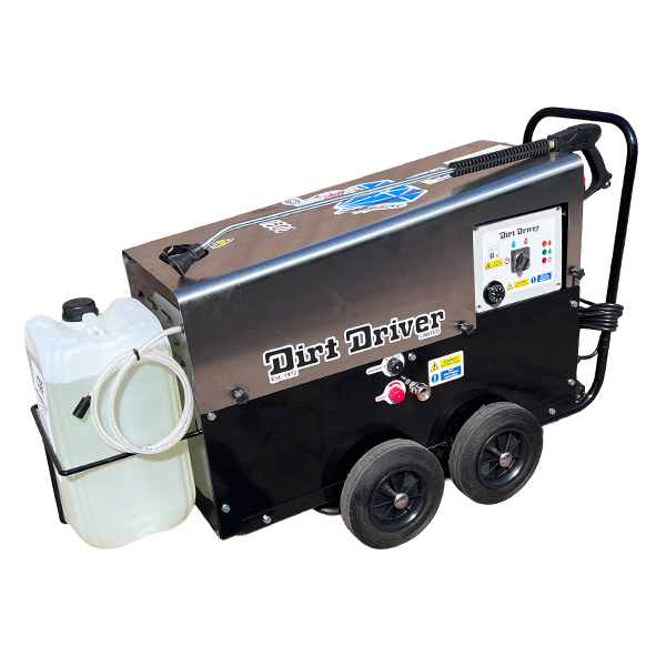 Dirt Driver Stainless Steel Sapphire Single Phase 1500 Hot & Cold Pressure Washer